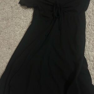 SHEIN One Shoulder Black Dress